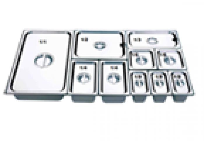 Assorted GN Pans With Lids