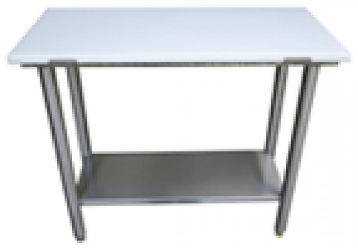 SS Table with Chopping Block
