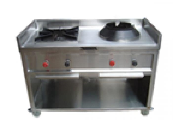 2 Burner Combination Indian & Chinese Range