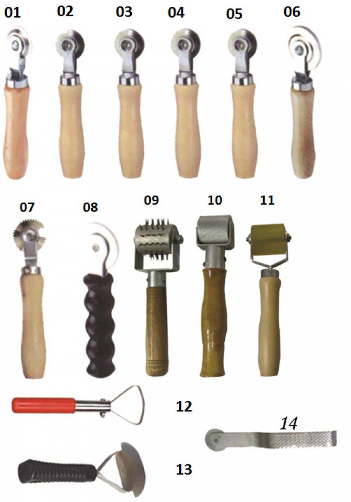 STITCHERS & ROLLERS & SCRAPPER 