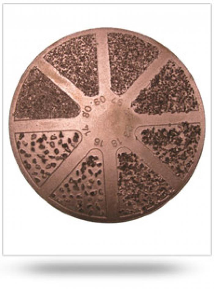 Carbide Grit Sample Text Sheet