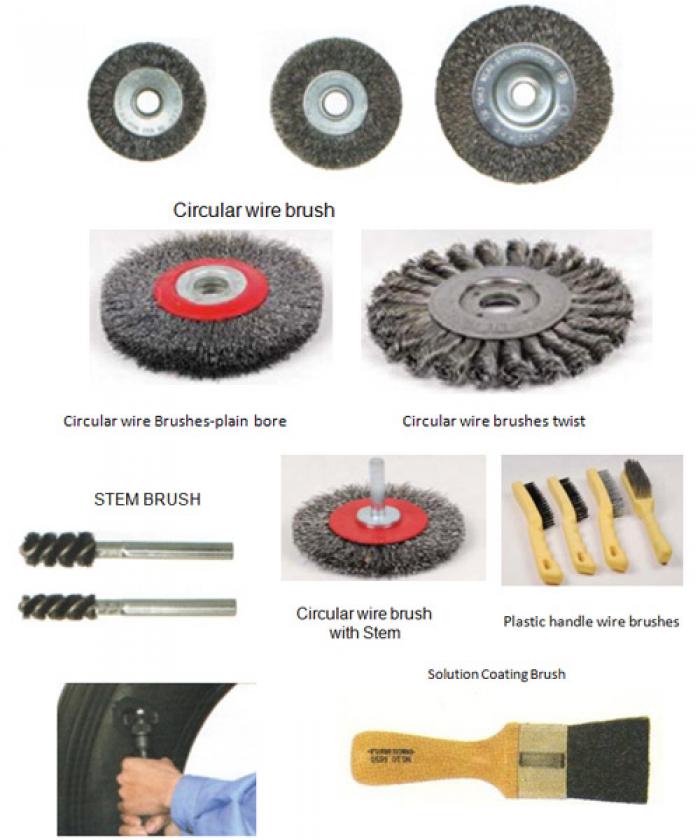 SOLUTION COATING BRUSH,STEEL WIRE BRUSHES 